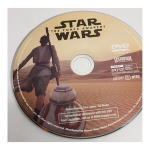 Star Wars The Force Awakens DVD 2015 Sci-Fi Movie Lucasfilm PG-13